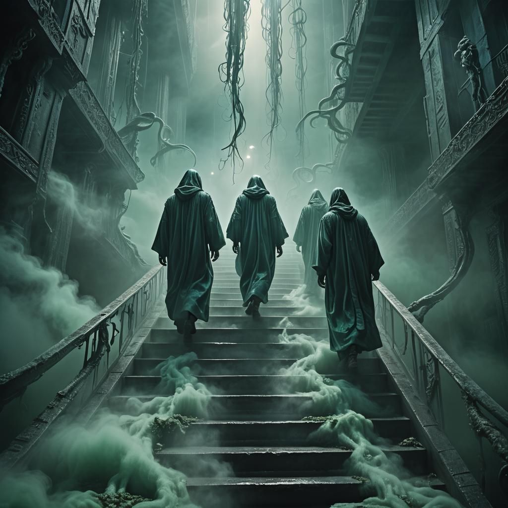 Surreal Descent into the Abyss