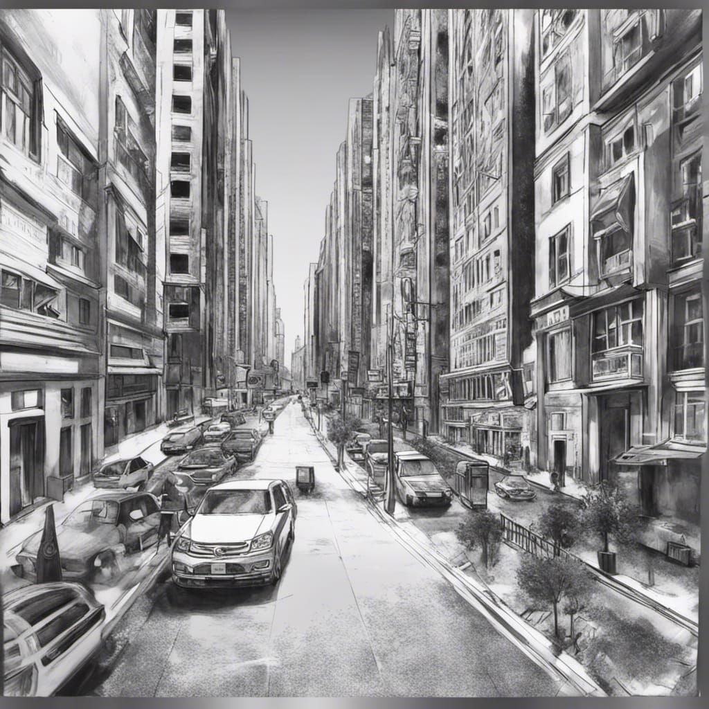 Street in Five-Dimensional Perspective