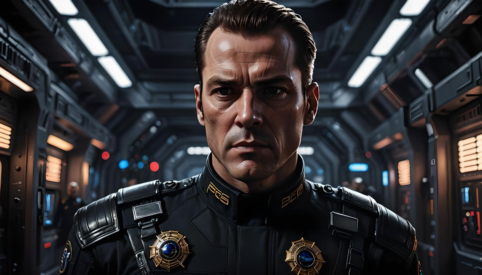 Hyperrealistic Psi Cop from Babylon 5