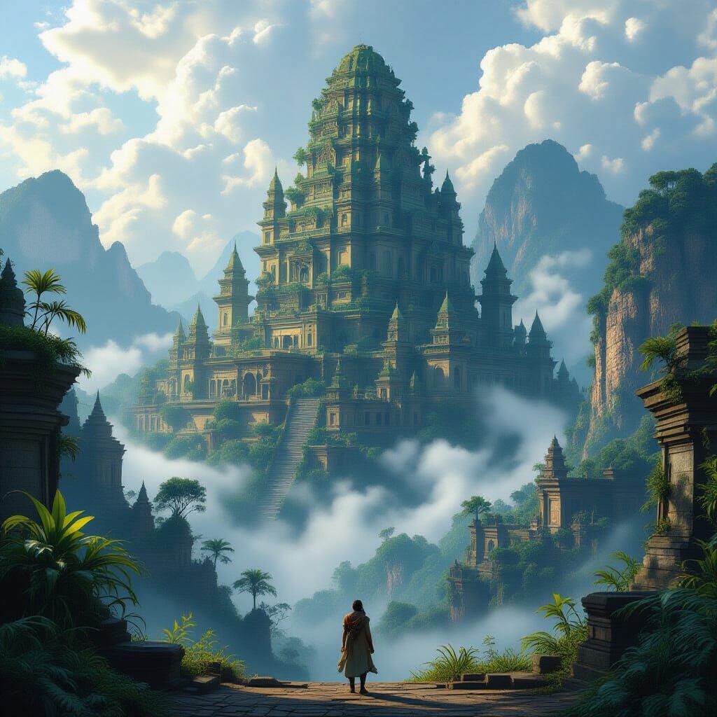 Epic Cinematic Lemuria Landscape