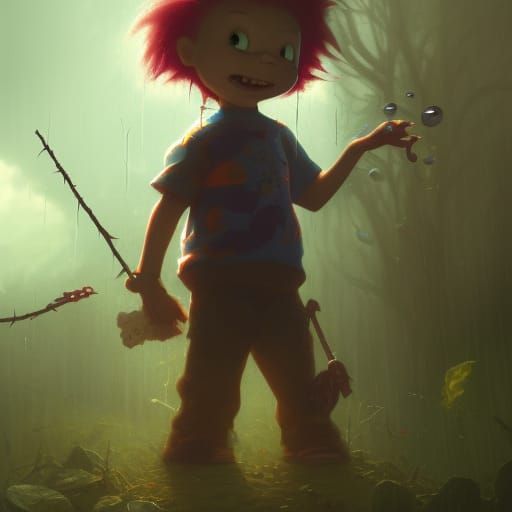Chuckie Finster from All Grown Up, Without Glasses
