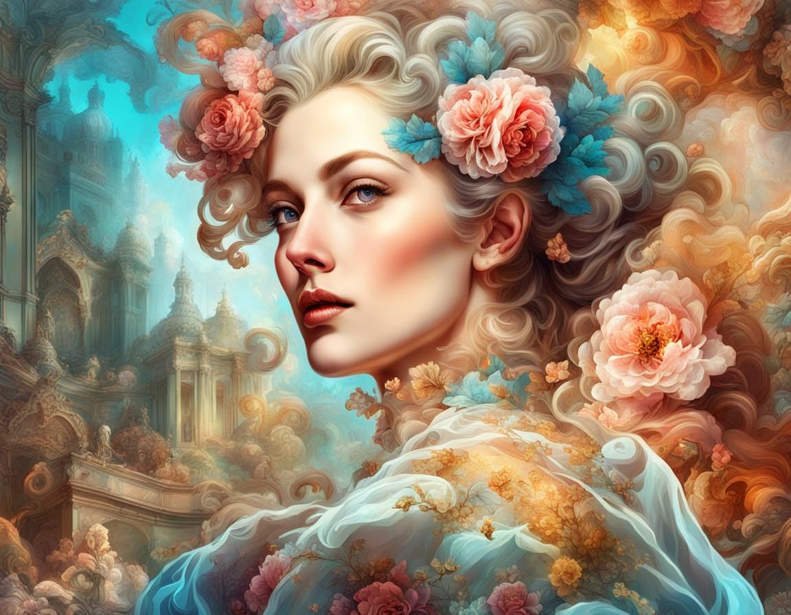 Rococo - Modern Comic art fusion