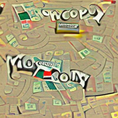 Monopoly Game Board AI Image