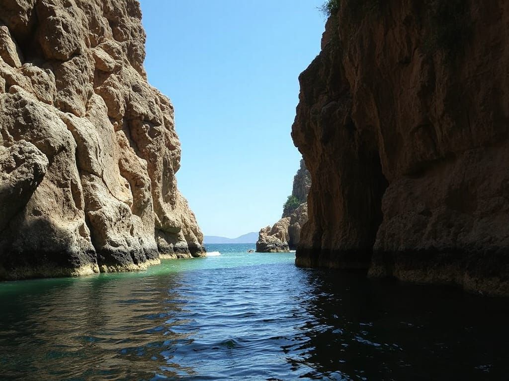 Romantic Coastline with Green-Eyed Beauty