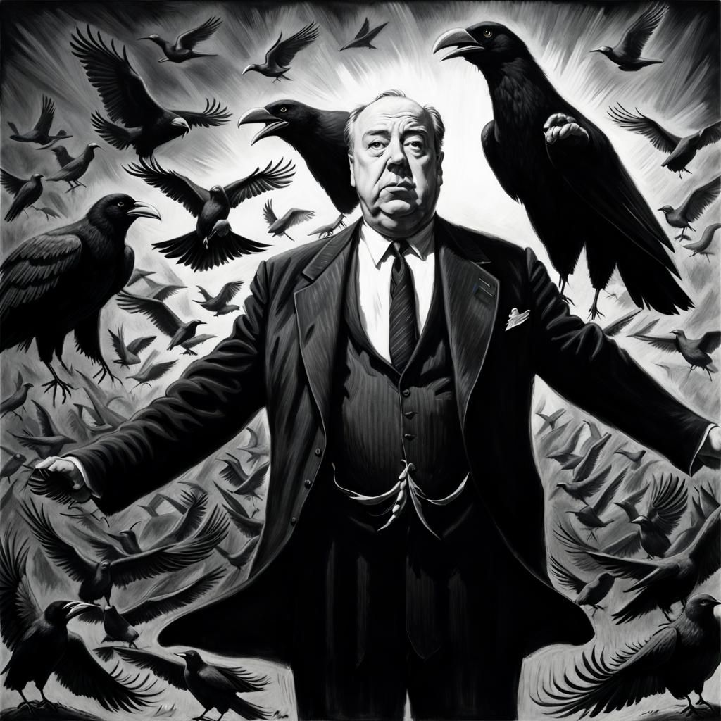 A surreal tribute to Hitchcock's 1963 classic movie The Bird...