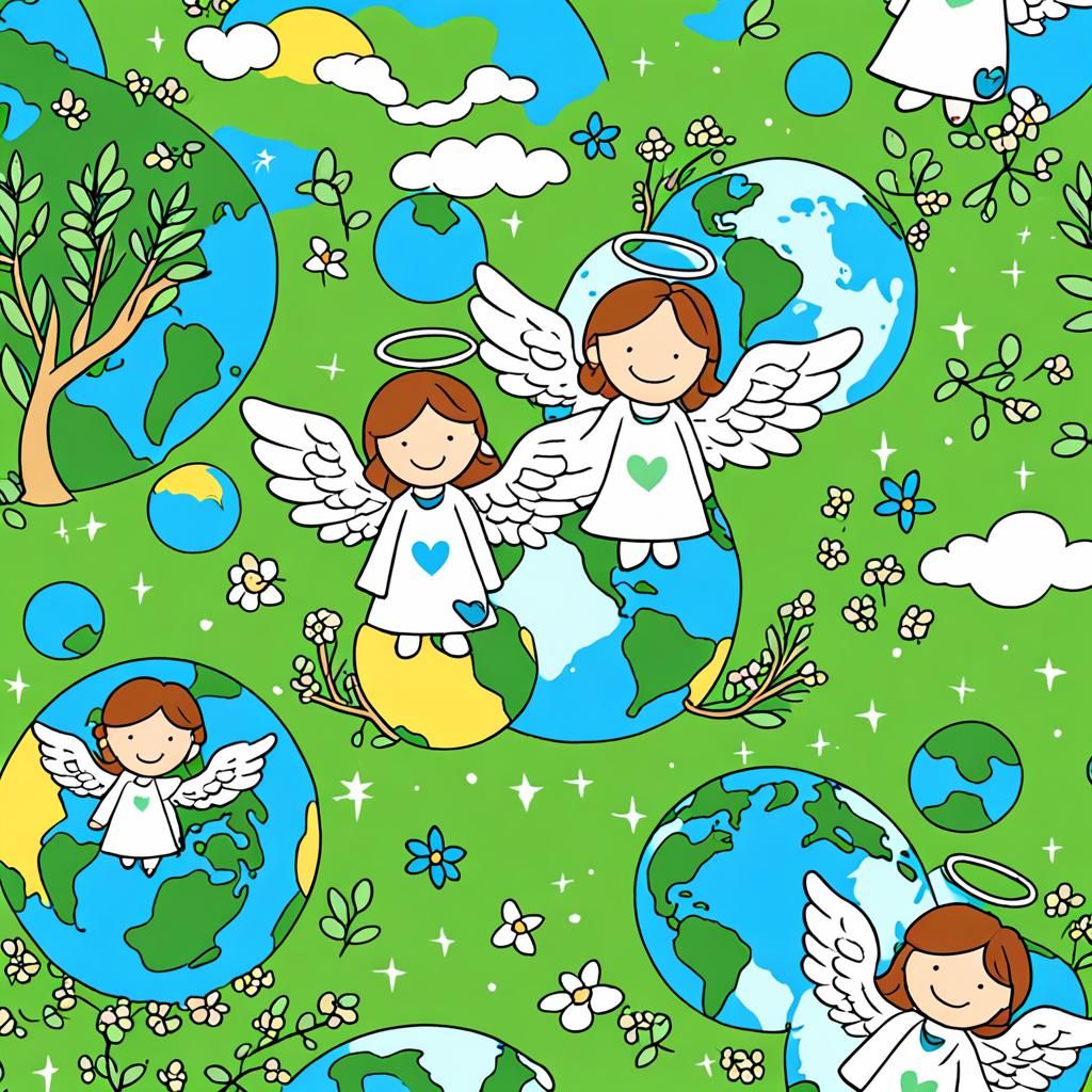 Ethereal Earth Day Angel