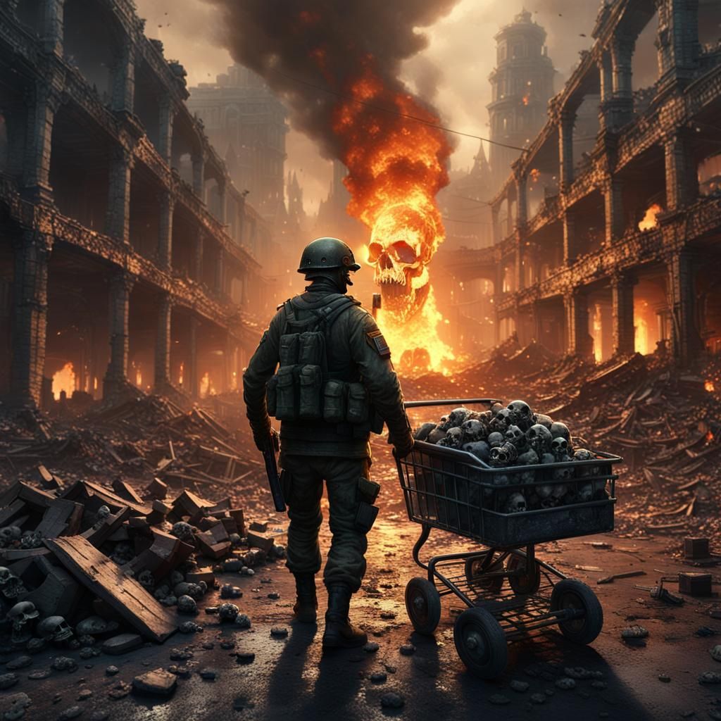 Ruined City: Dark Fantasy Concept Art