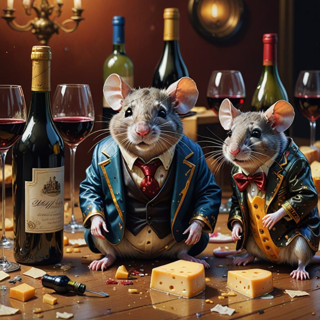 After the party: They have to clean