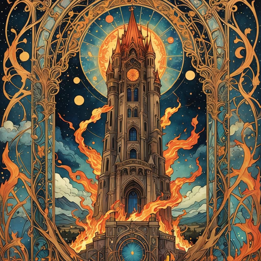 The Tower tarot card