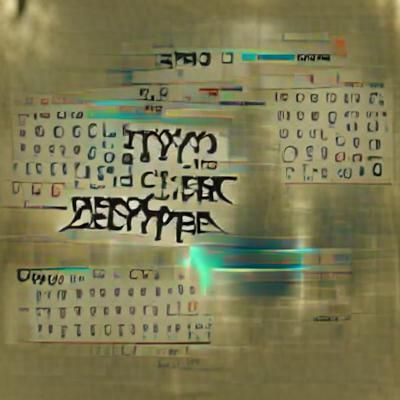 Encrypted Cypher with Abstract Digital Symbols