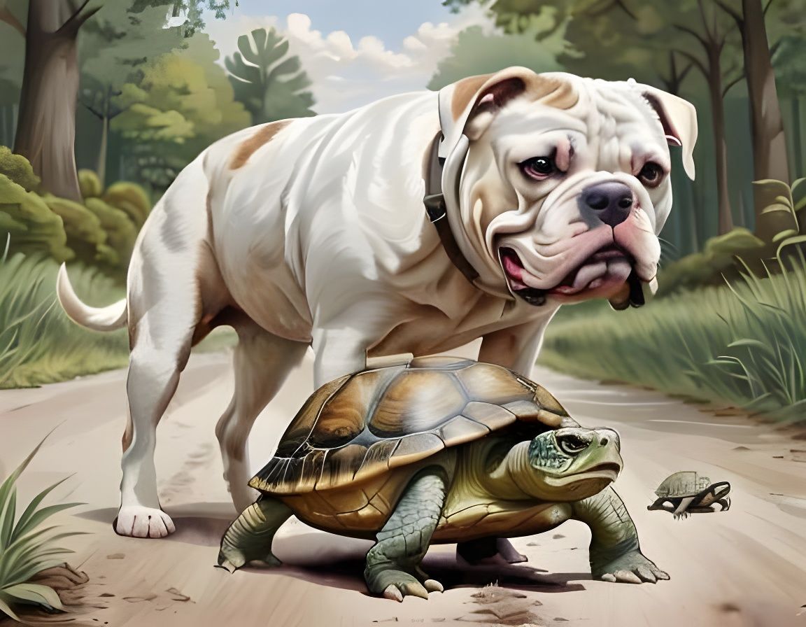Dog and Turtle Generated by AI