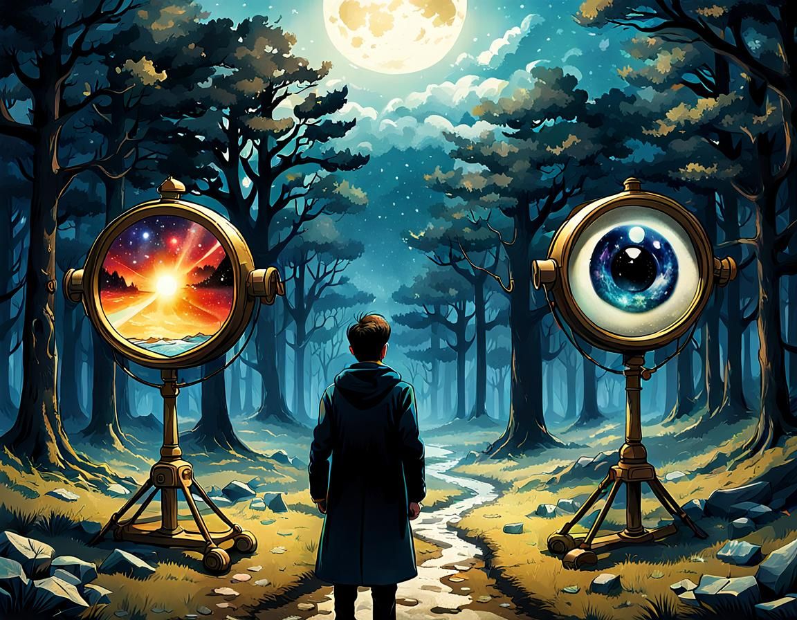 Abstract Image Reflects Personal Perception