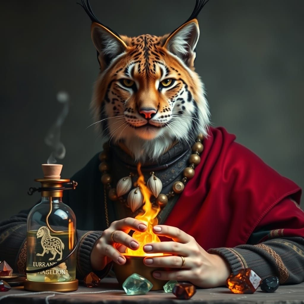 Alchemist and Lynx: Urine to Precious Stones
