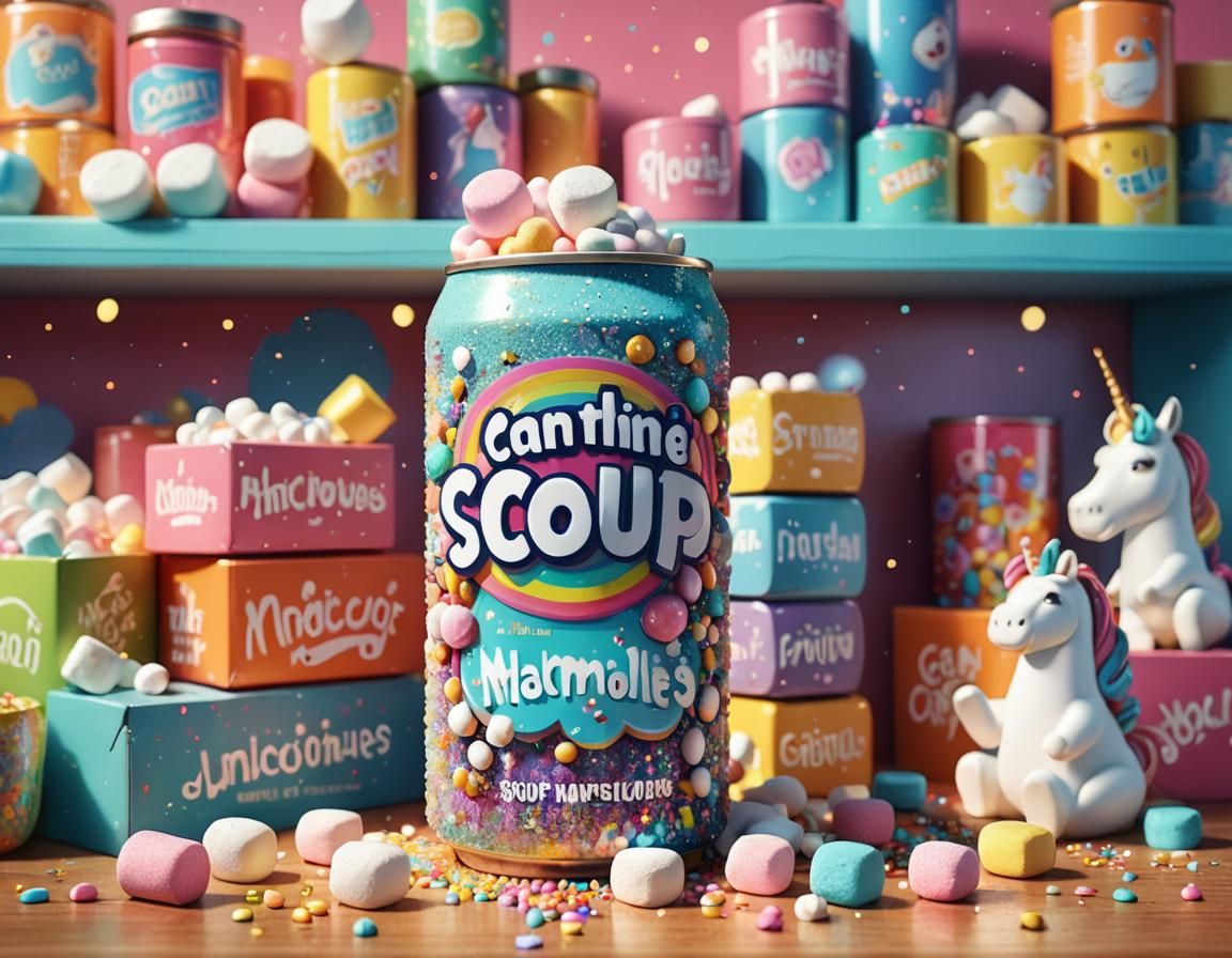Whimsical 3D Food Packaging Concept Art