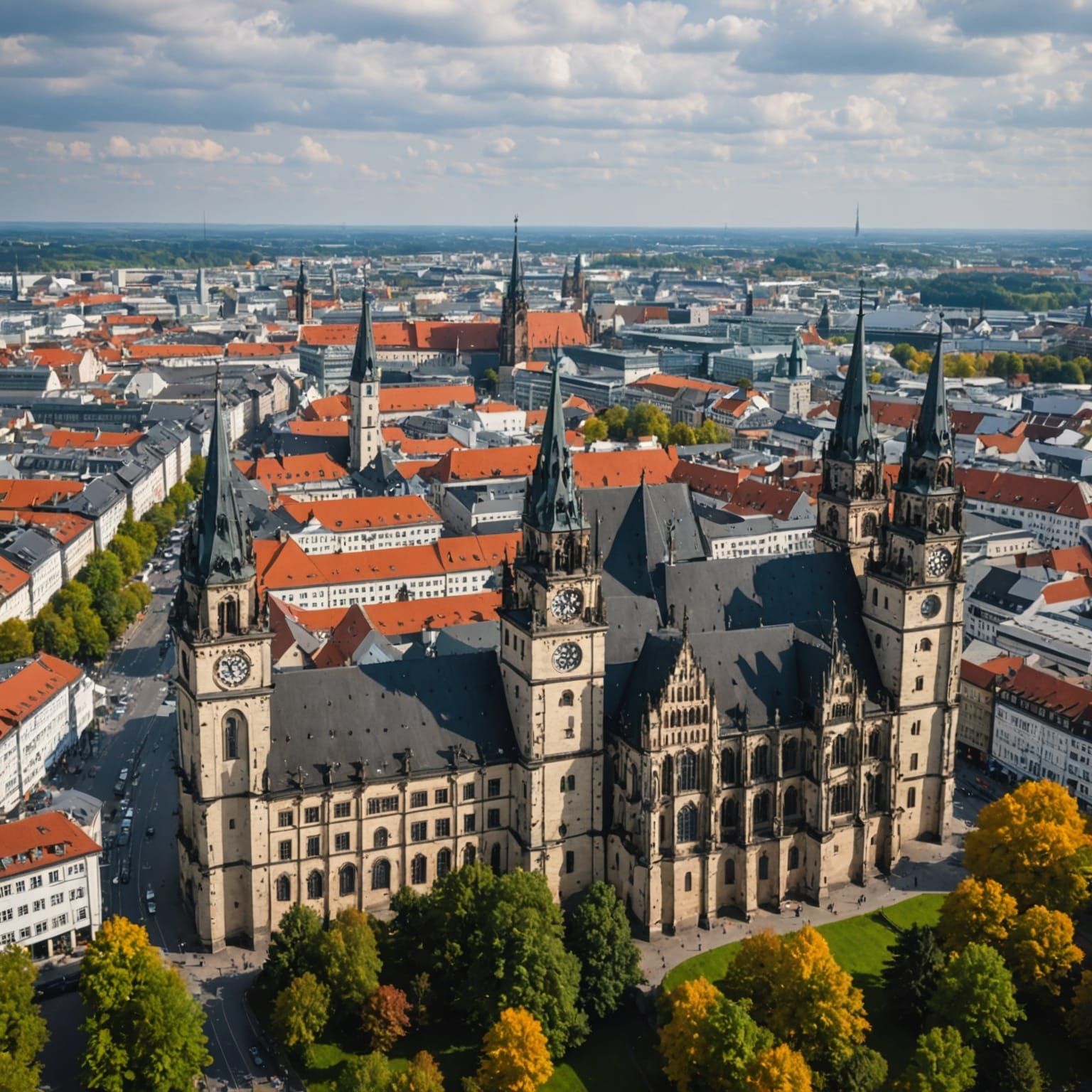 Germany Landscape with Mountains and Forest