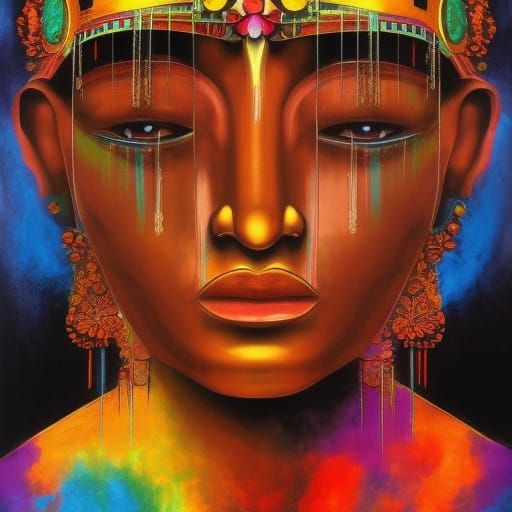 Hyperrealistic Inca Secret in Splash Art Style