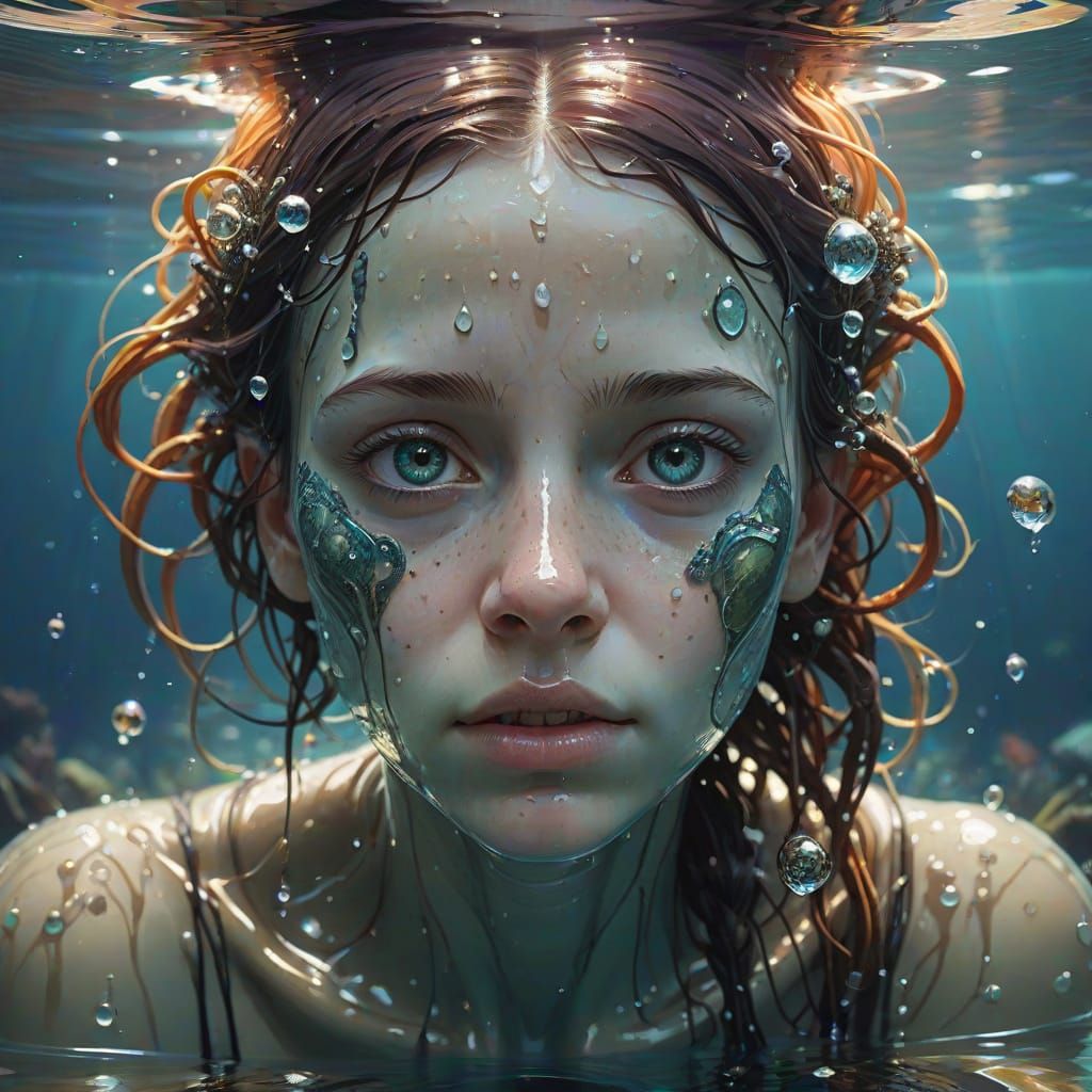 Girl Discovers Alien World in Reflection