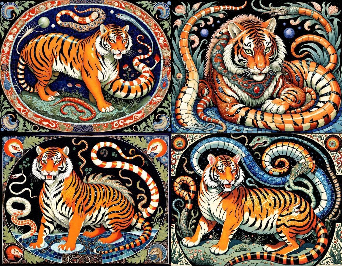 Surreal Russian Mosaic Art of Bizarre Anatomy