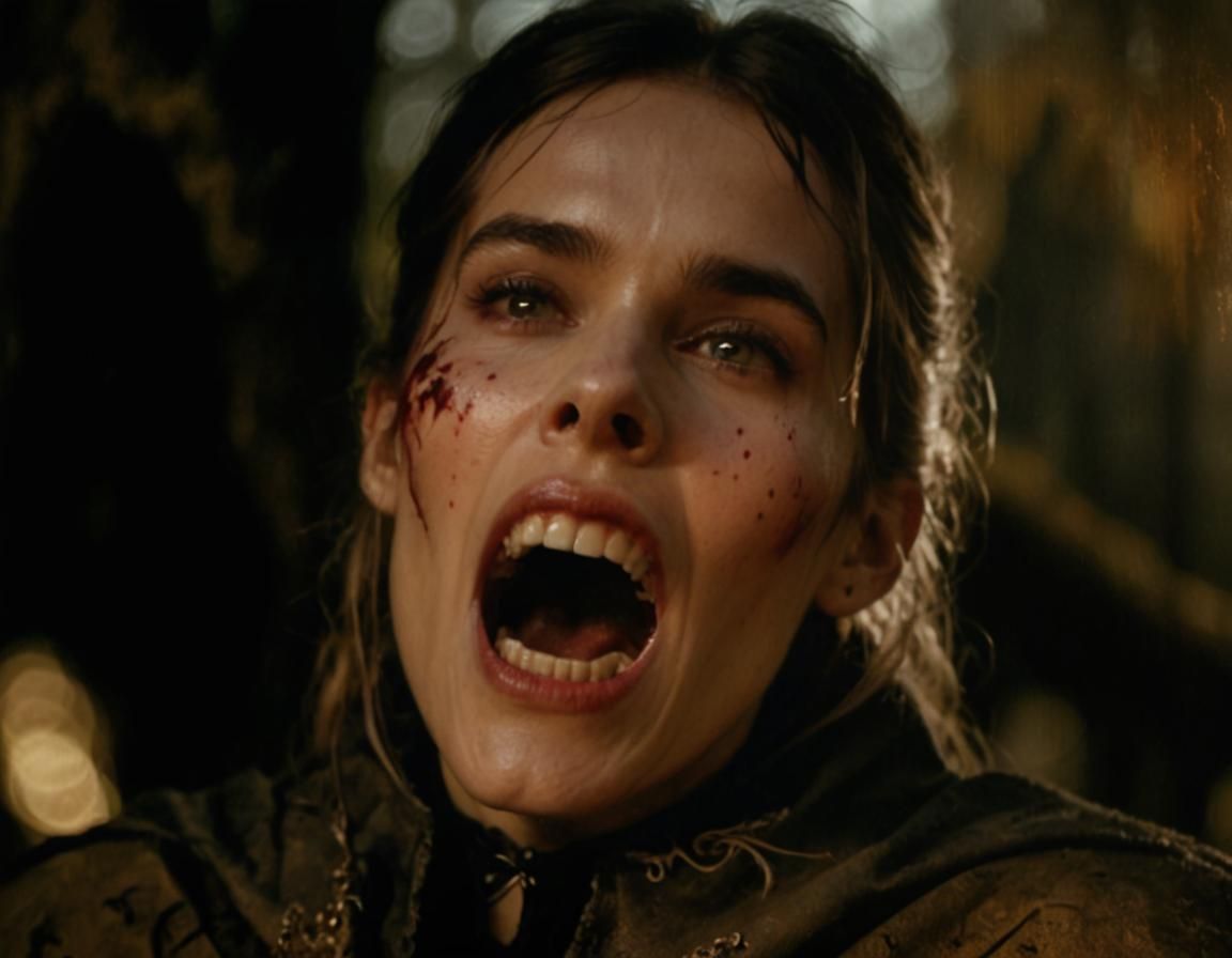 Vampire Portrait in Dark Fantasy Style