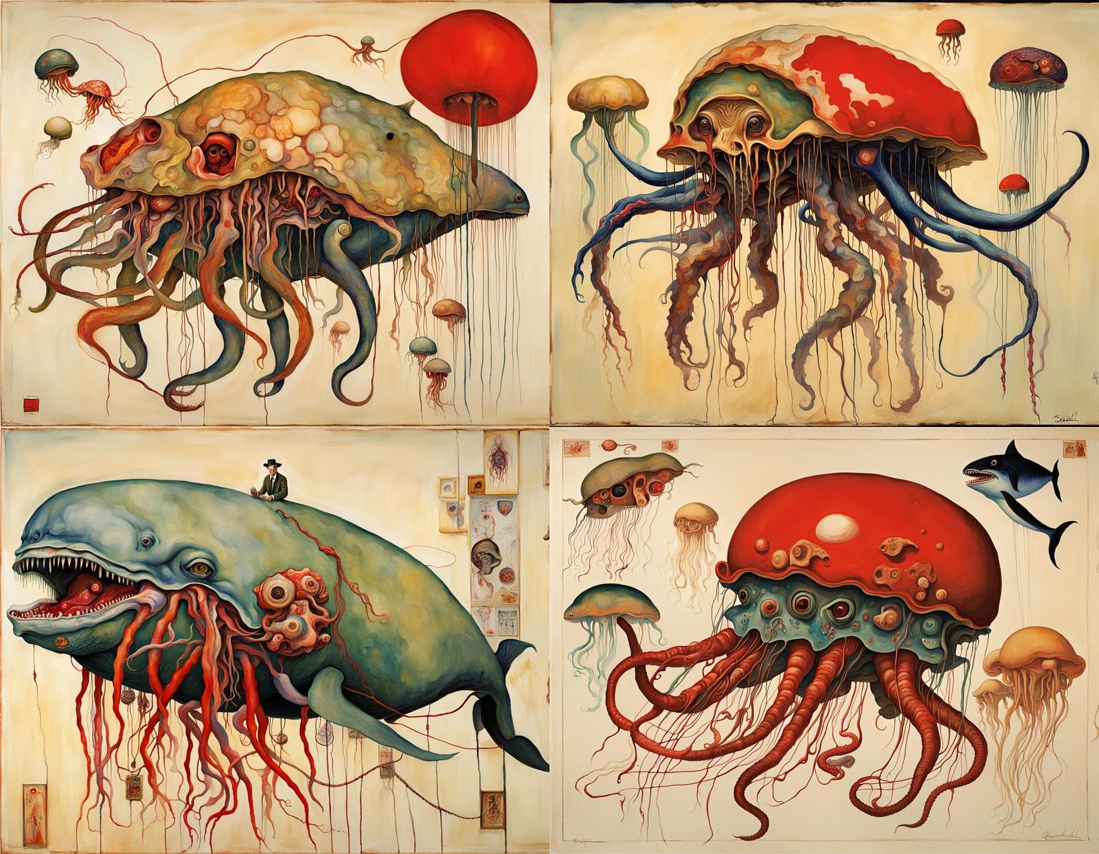 Horrific Mutant Hybrid Inspired by Expressionism