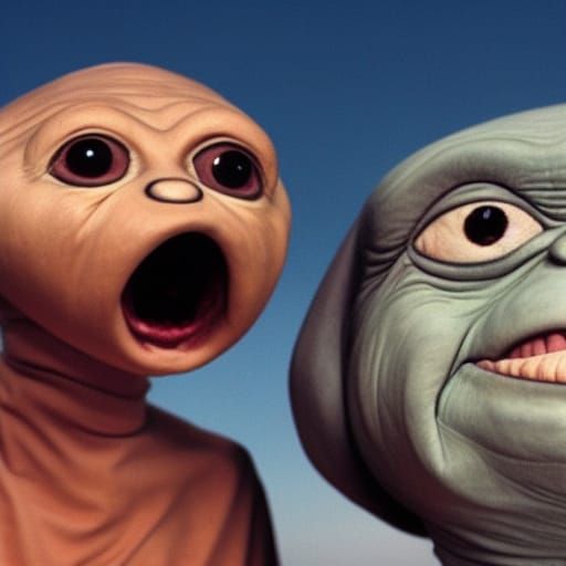 Stylized Image of E.T.