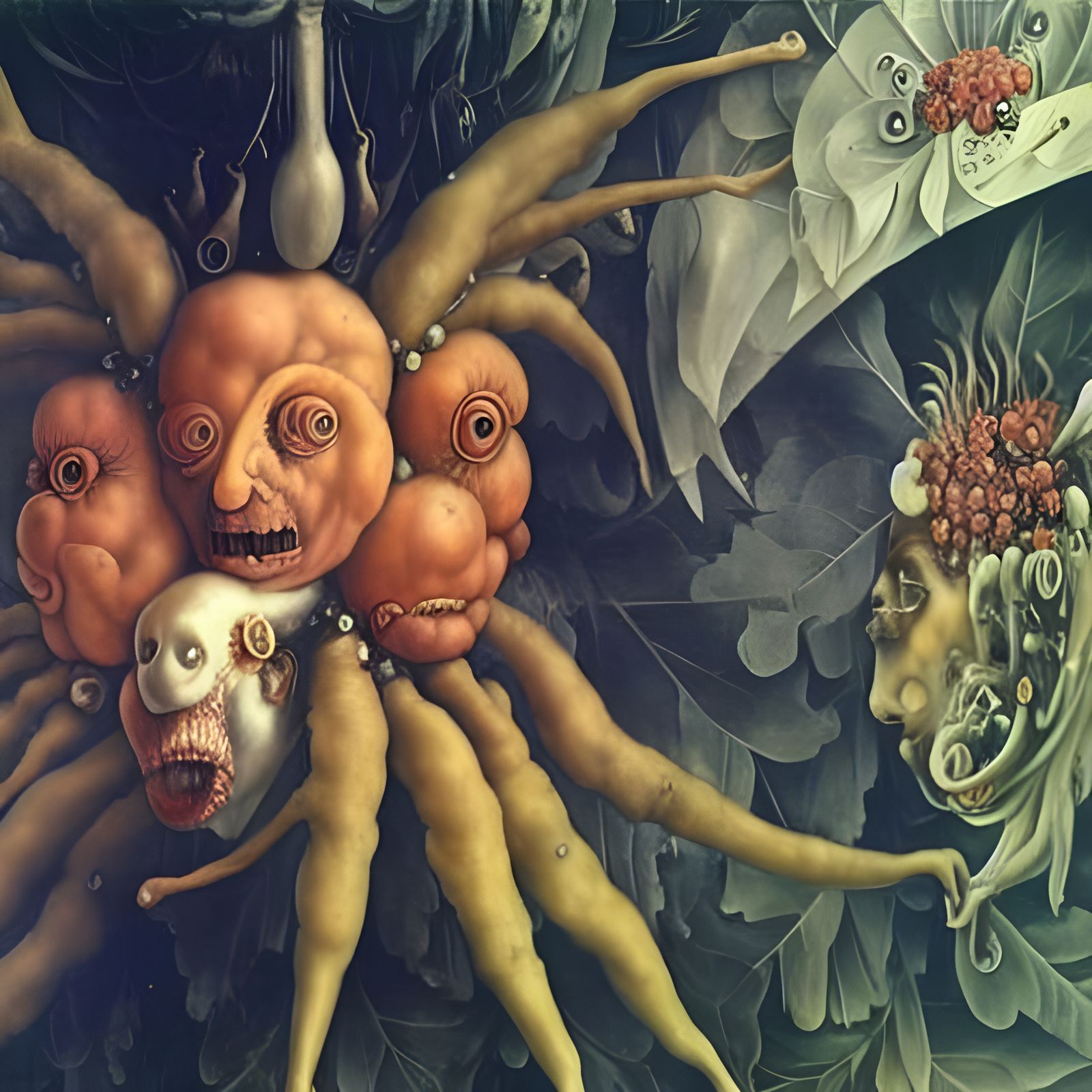 Surreal Botanical Portrait in Hyperdetailed Concept Art