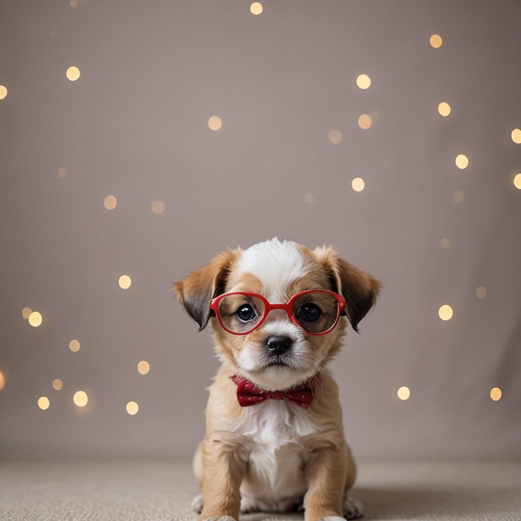 Disguised Puppy: Professional Dog Photography