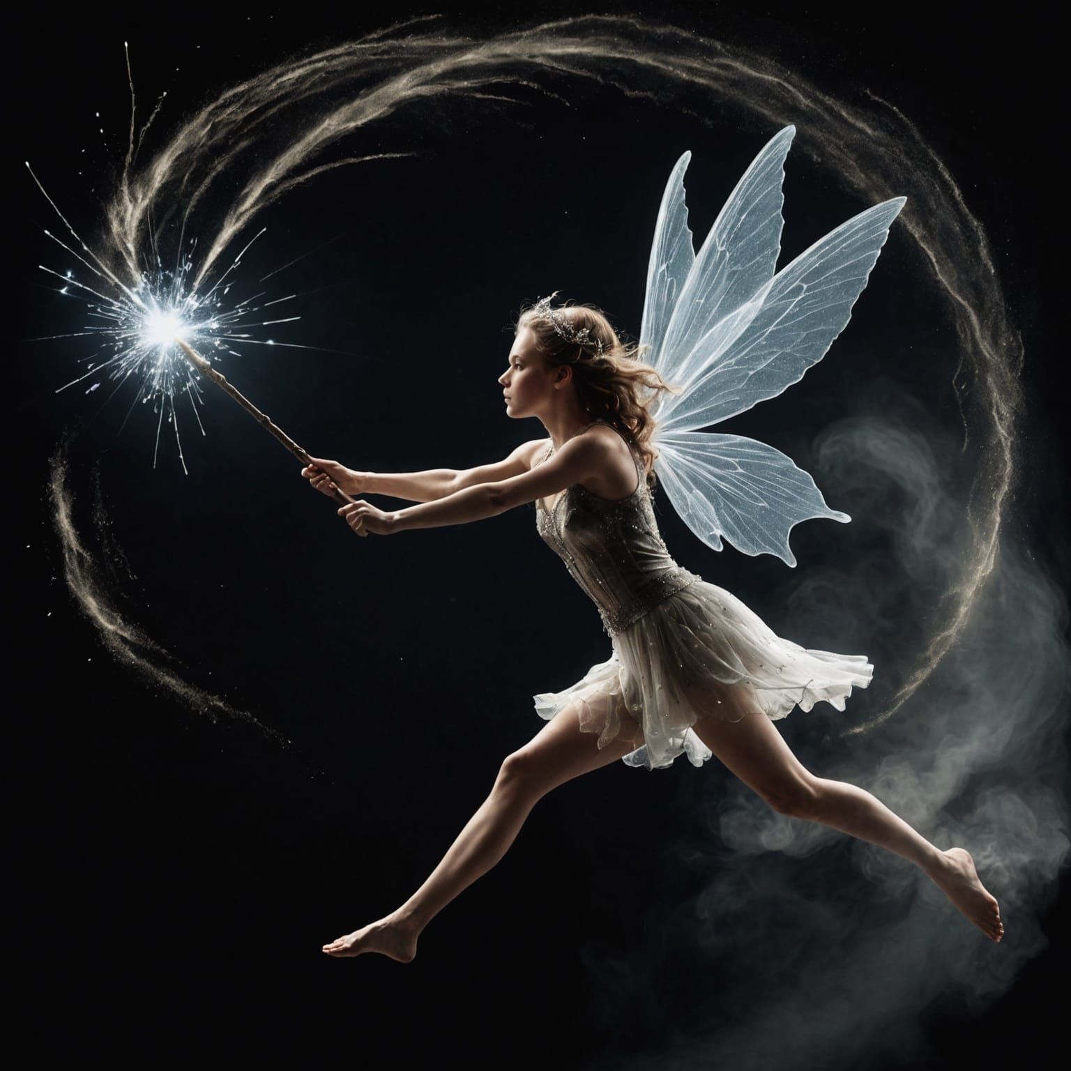 Luminescent Fairy Creates Dust Explosion