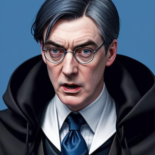 Hyperrealistic Portrait of a Shouting Man in Hood