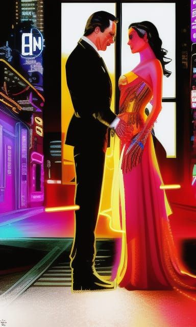 Neon Couple