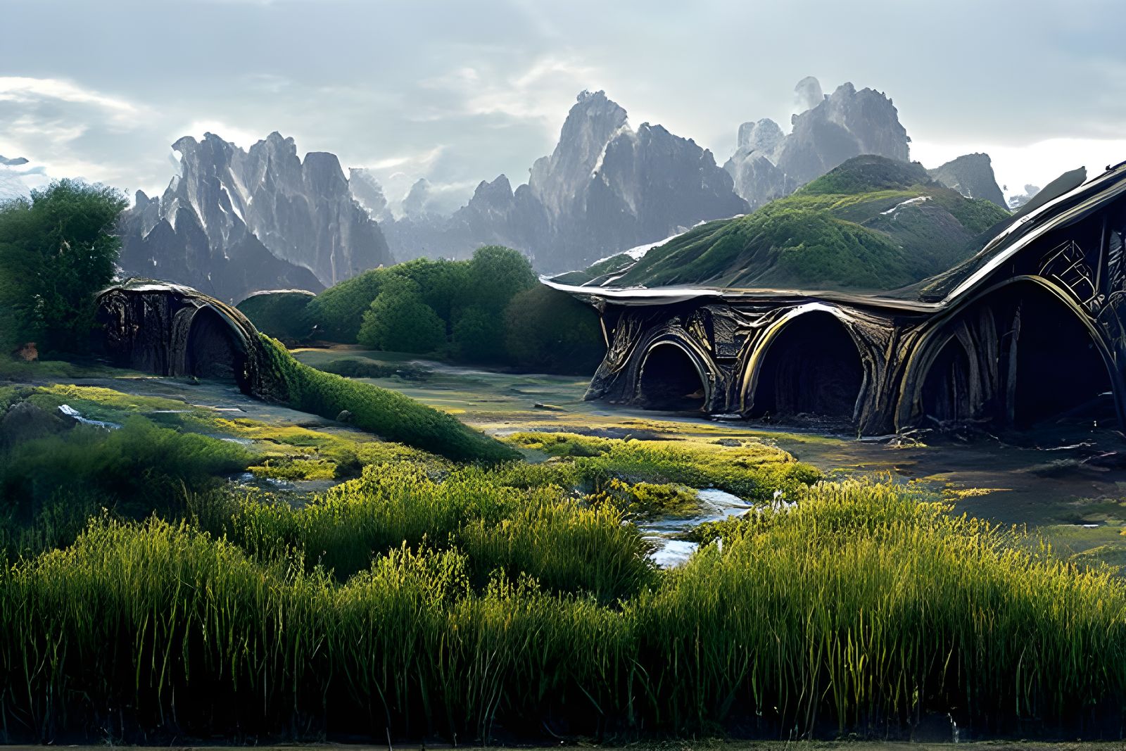 Serene Landscape Painting by John Howe