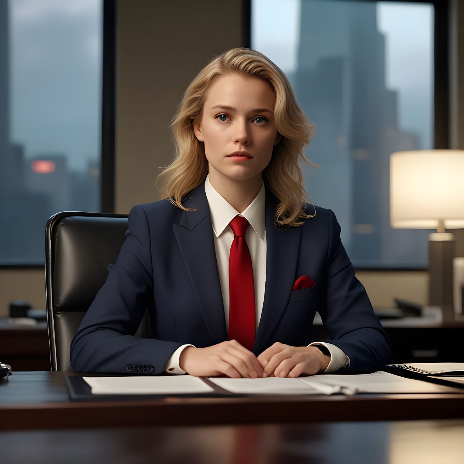 A Feminine Executive in a Male-dominated Boardroom