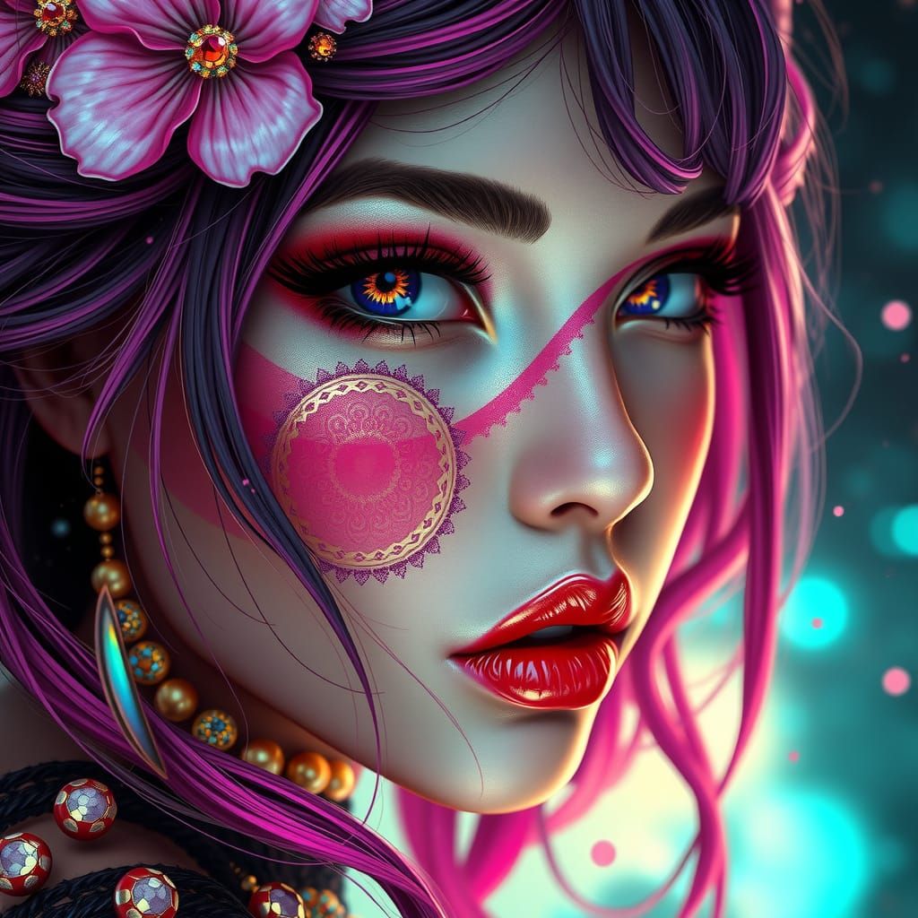 Fantasy Realism Digital Art of Woman