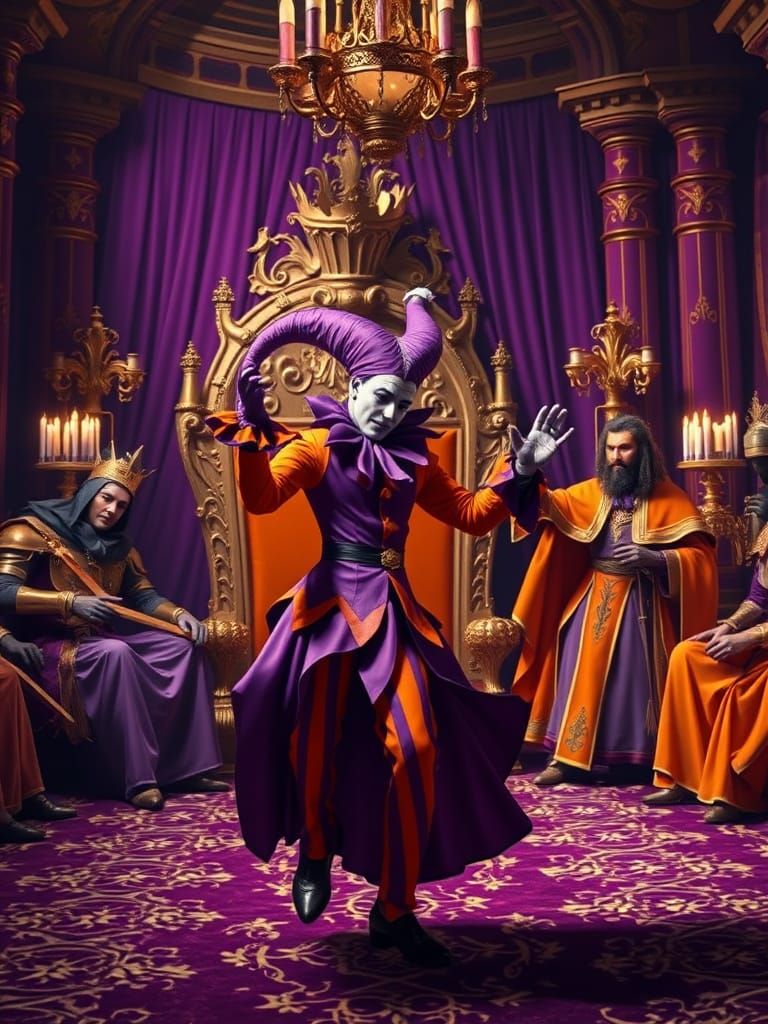 The jester dances for the Fisher King