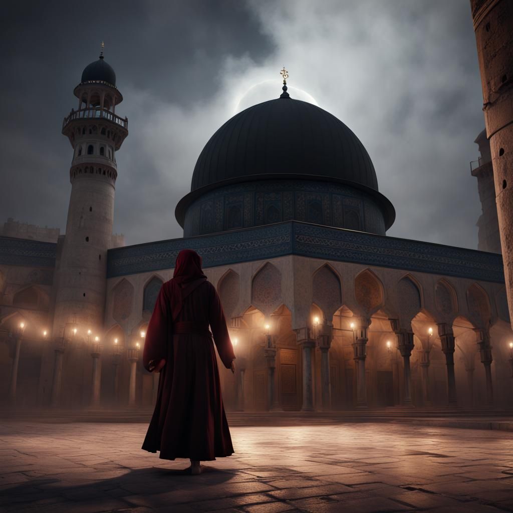 Hyper Realistic Sufi Whirling at Masjid-Al-Aqsa