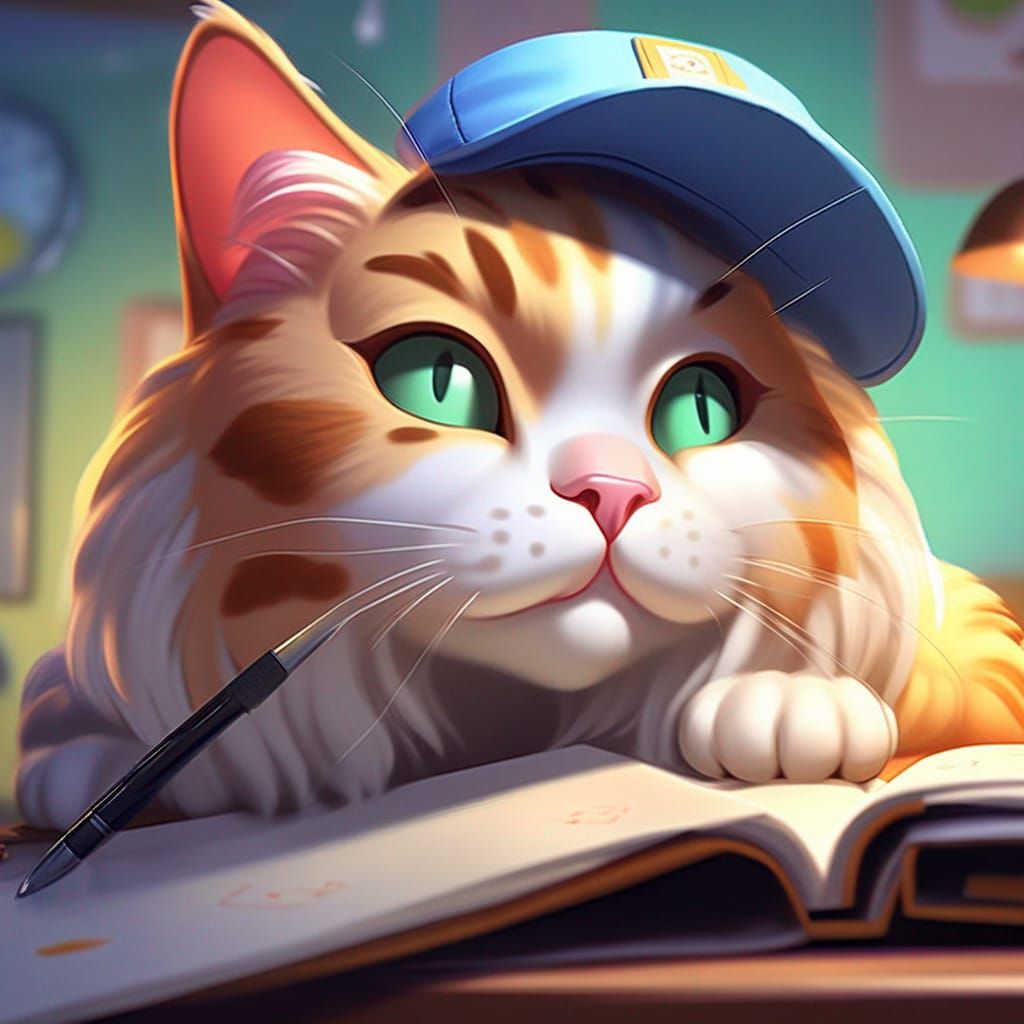 Hyperrealistic Cat as Scheduling Coordinator