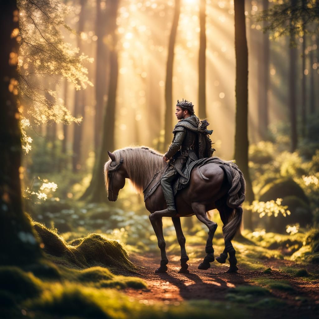 Elven prince forest ride