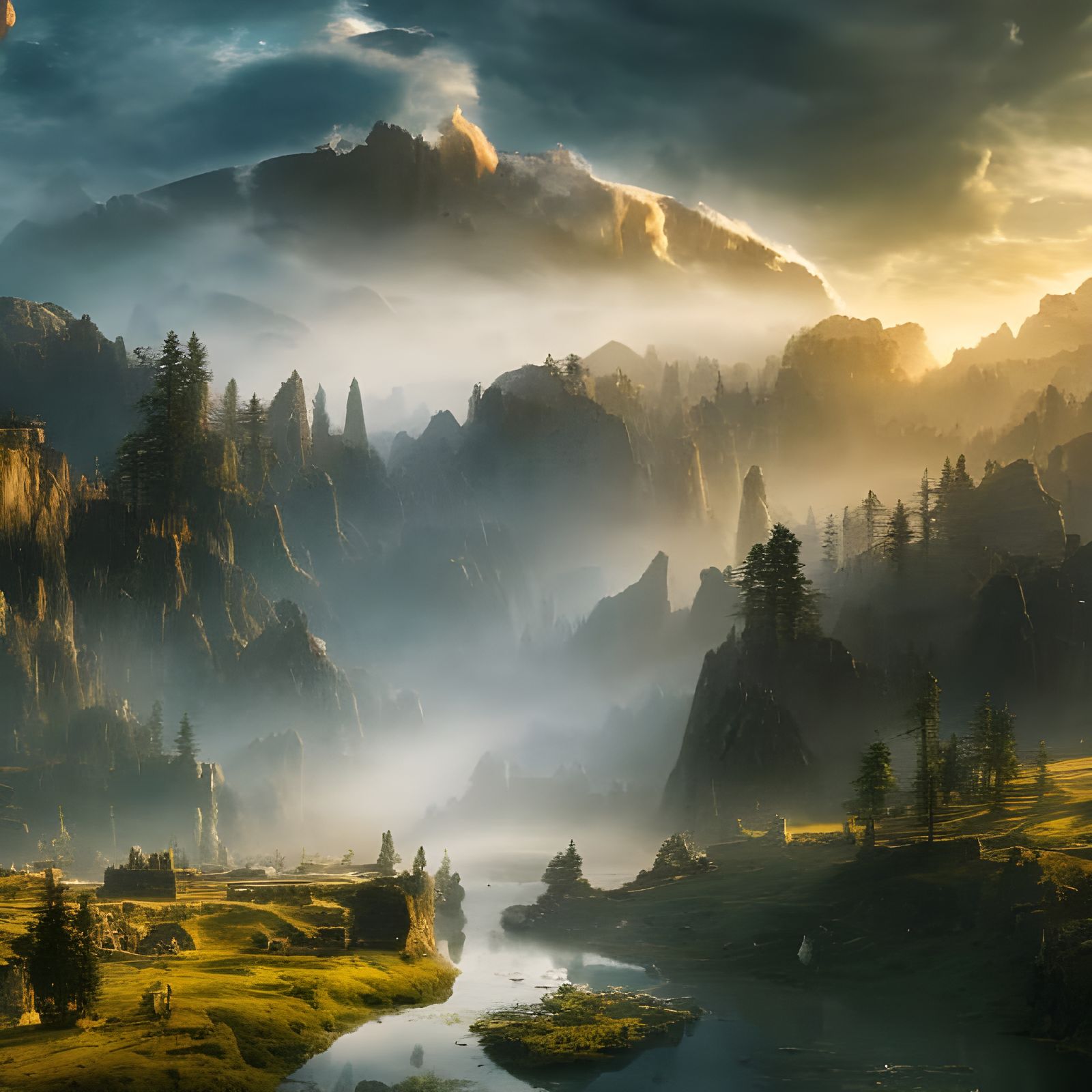 Diamond Dust Meeting at the Beginning of Time