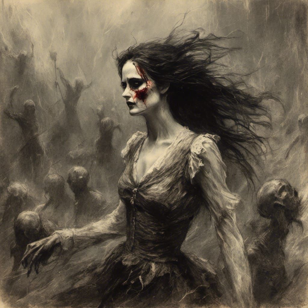 Eva Green as Macabre Cheerleader from Hell