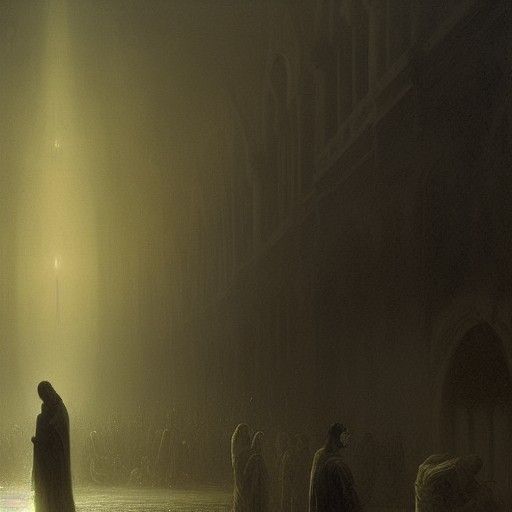 Prodigal Son in Dark Gothic Horror Style