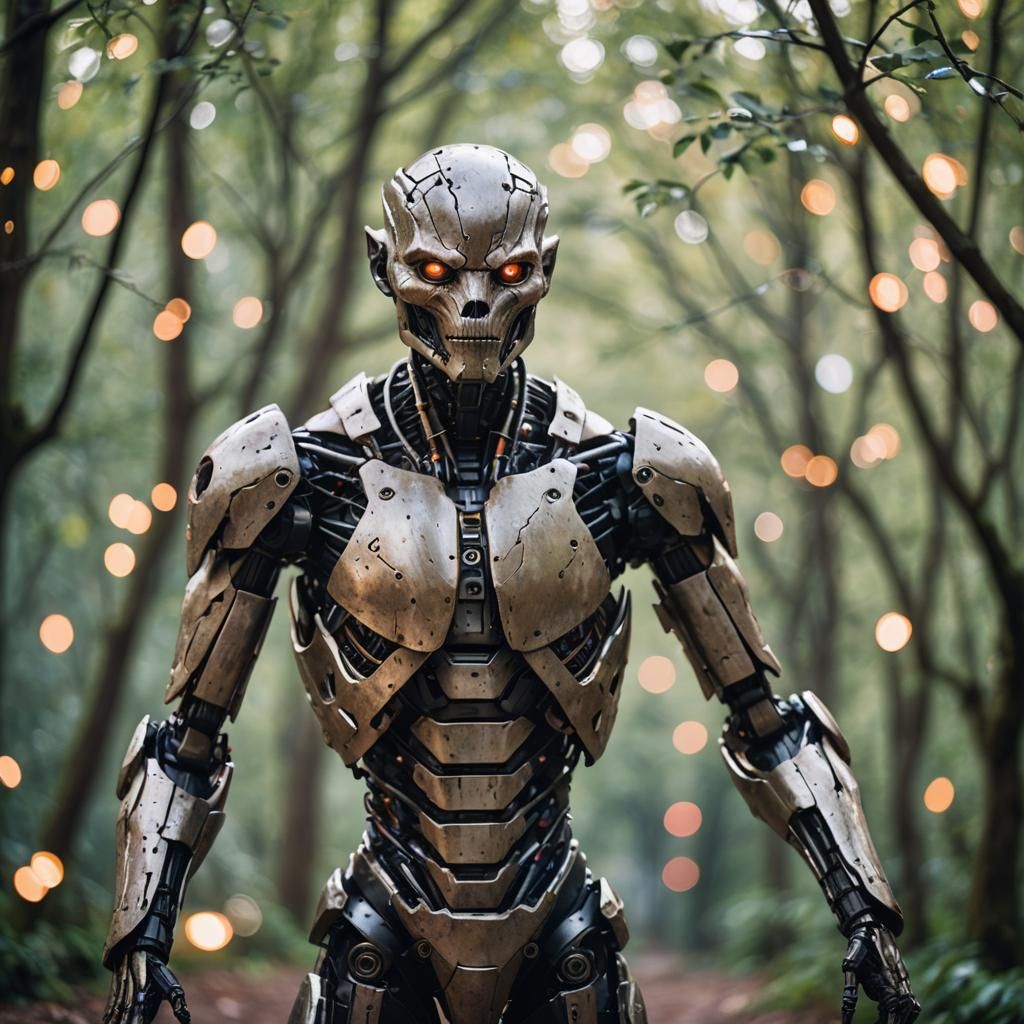 Humanoid Creature in Professional Photography Style