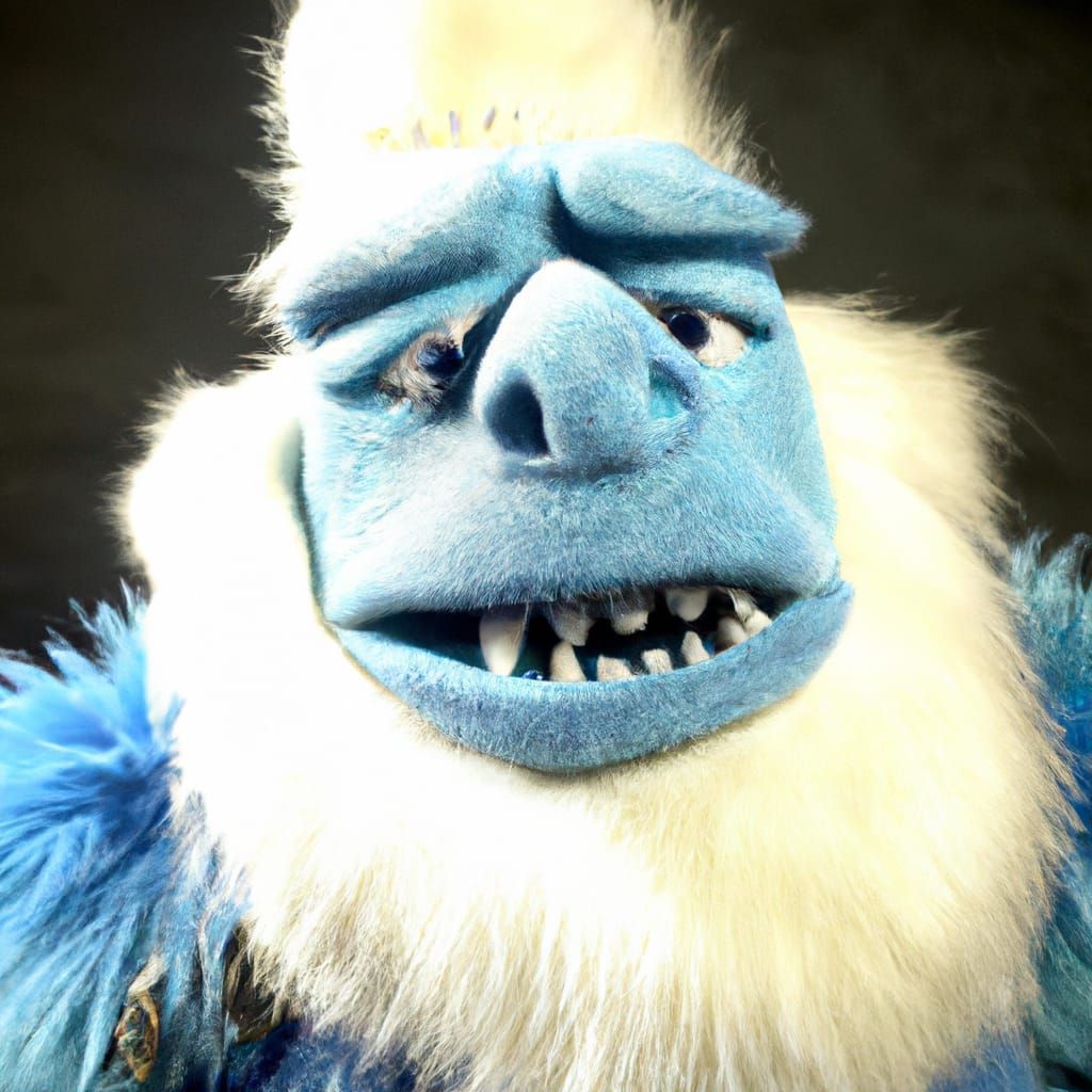 Ice King as Photorealistic Muppet Stop Motion