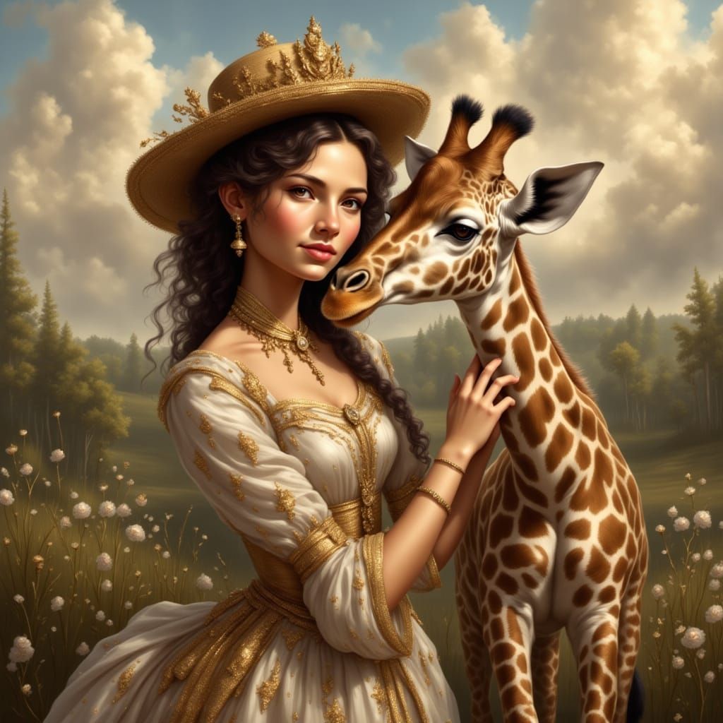 Giraffe Love
