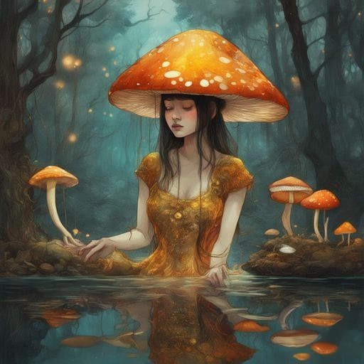 Mushroom Princess: An AI Interpretation