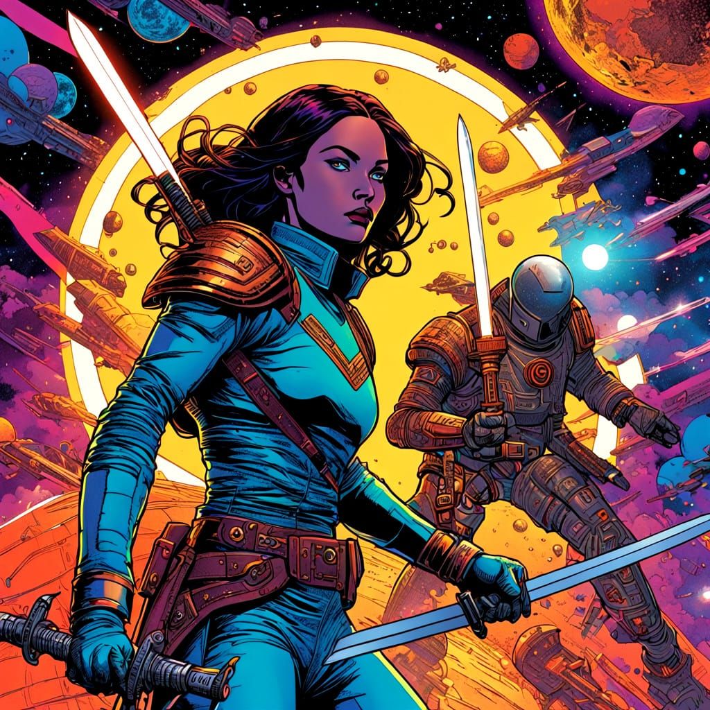 Sci-Fi Fantasy Comic Art of Powerful Women