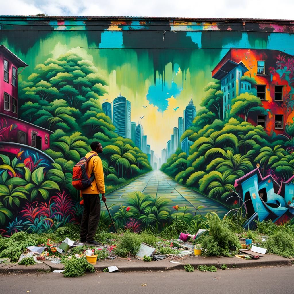 Mural of a different world