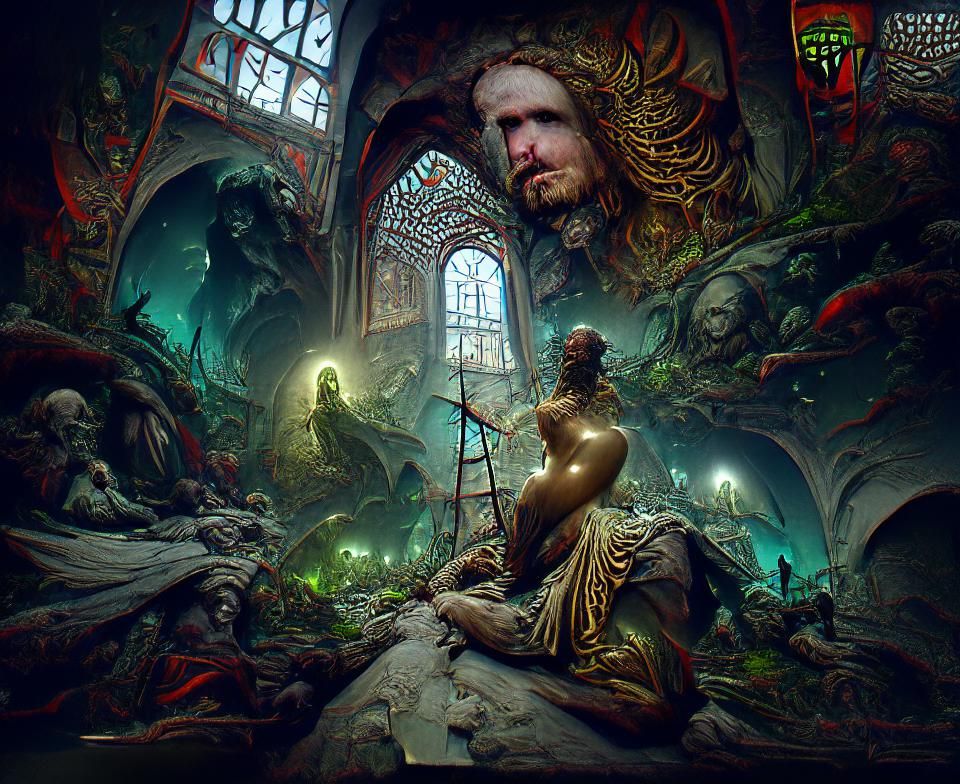 Dark Fantasy Church Concept Art