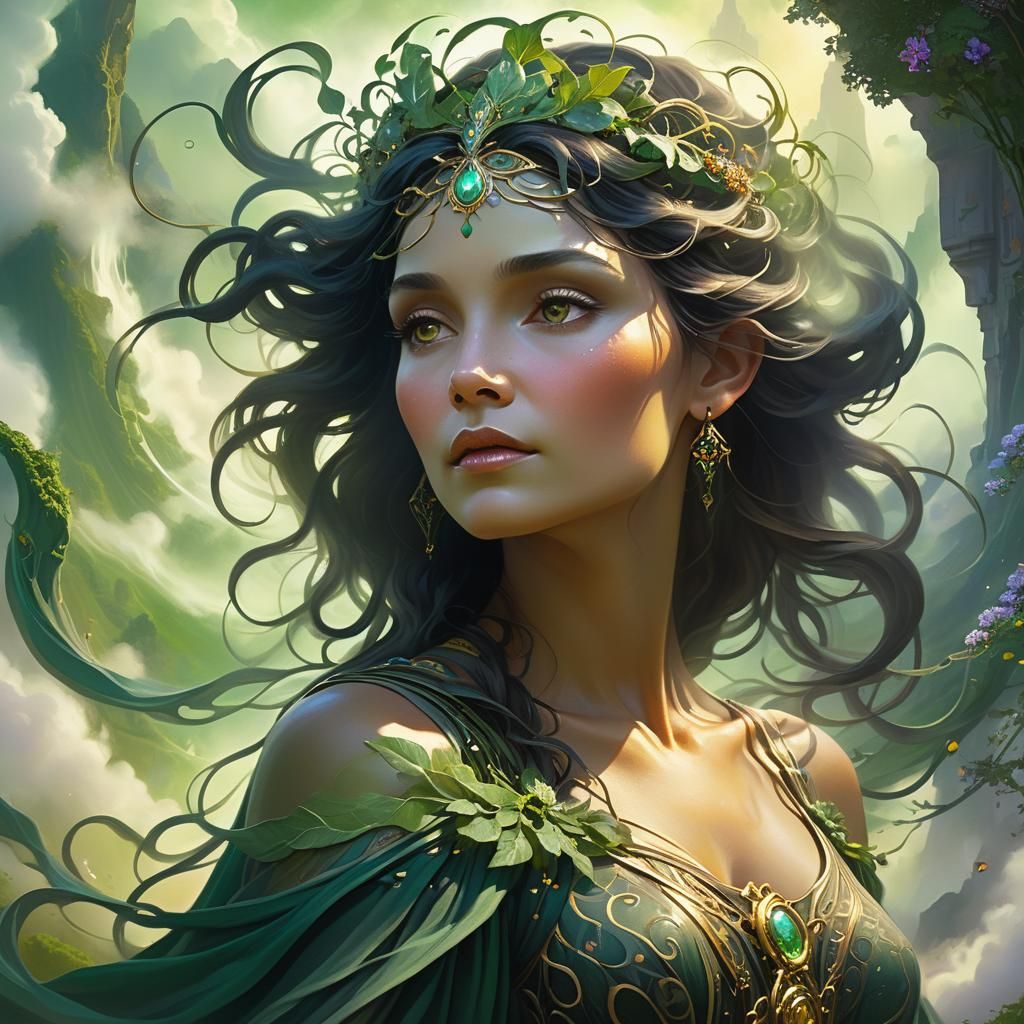 Lady of the Dark Earth: Ethereal Concept Art