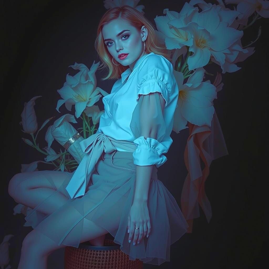 Abstract Femininity: Grace and Beauty