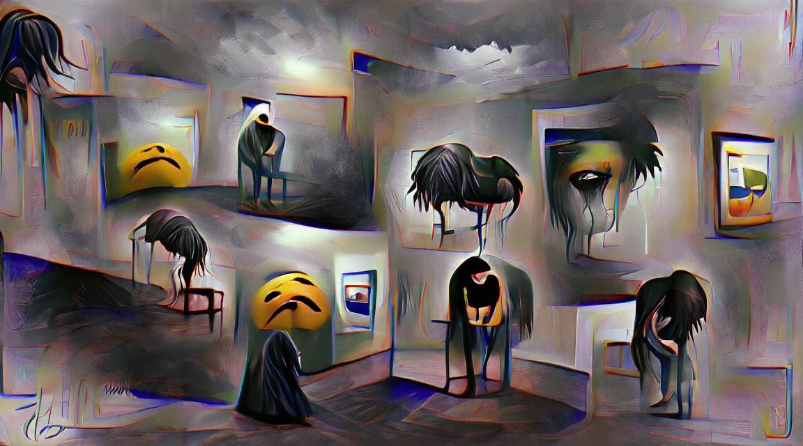 AI Generated Image of Depression